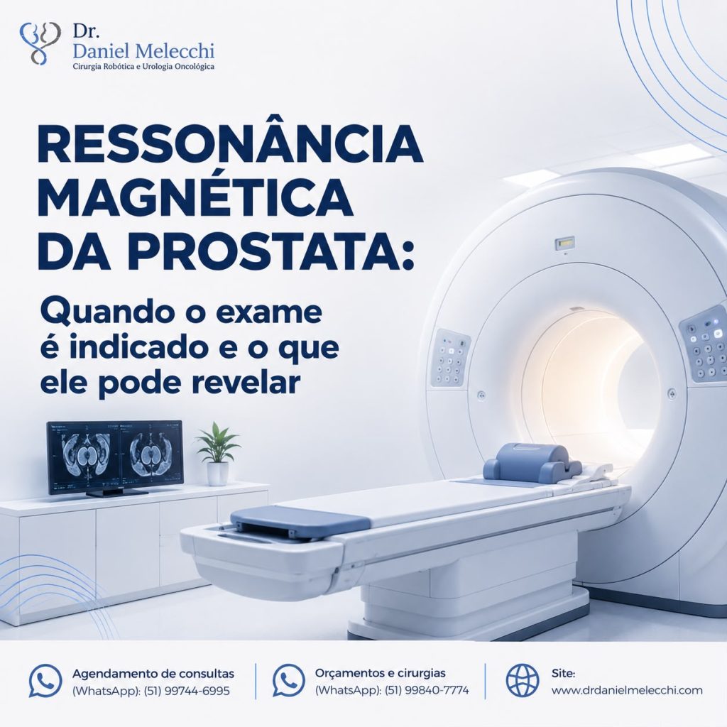 Entenda como a ressonância multiparamétrica auxilia na investigação de alterações na próstata, na identificação de áreas suspeitas e no planejamento da avaliação urológica
